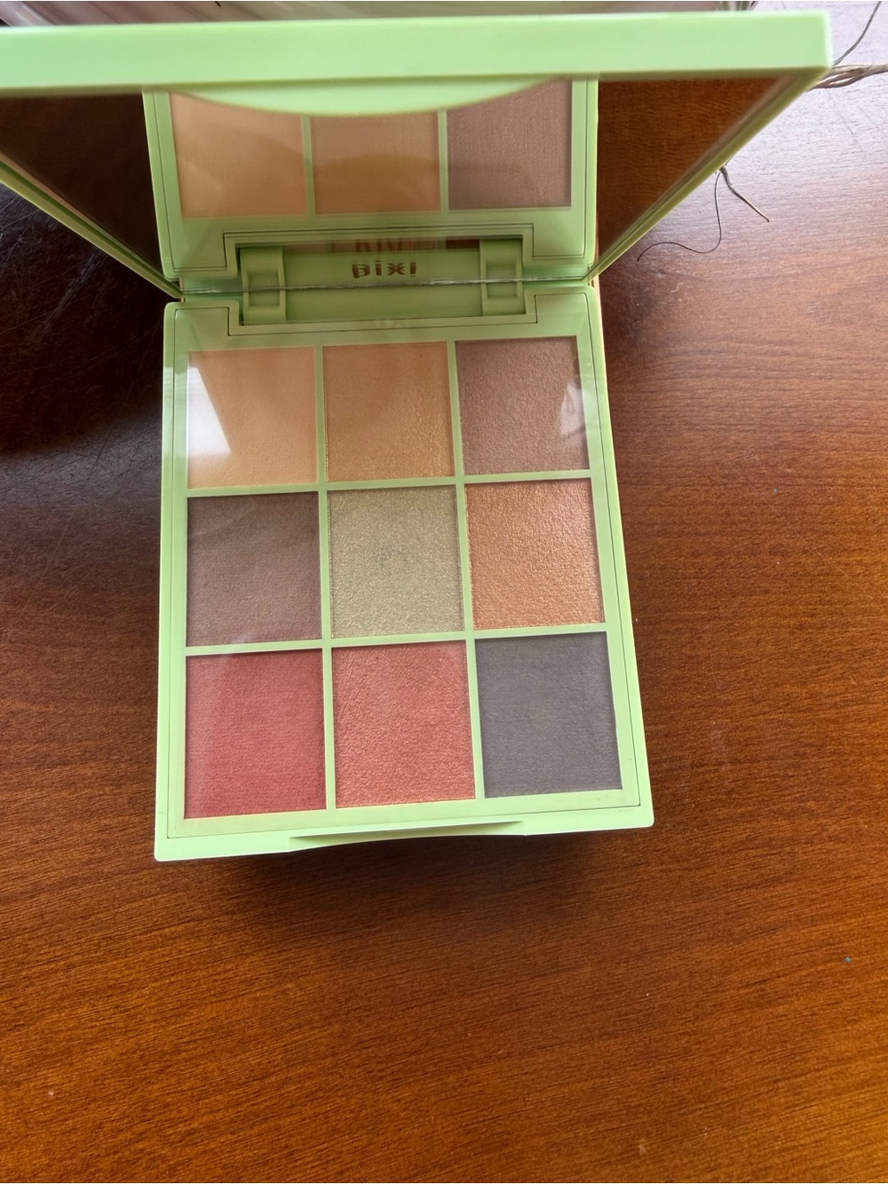 Neutral & Warm 9-Color Eyeshadow Palette - Peach, Coral, Taupe